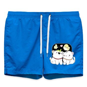 Hund koreanisch - japanischer Stil 13 - Badeshorts - Cobalt blue - Vorne