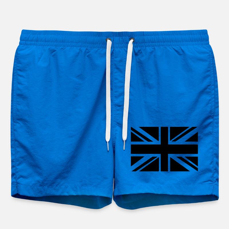 British Flag - Swim Trunks - cobalt blue