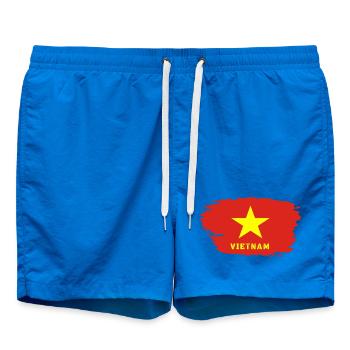 Vietnam drapeau / Cadeau Hanoi Asie Asie du Sud-Est - Short de bain - cobalt blue - Devant
