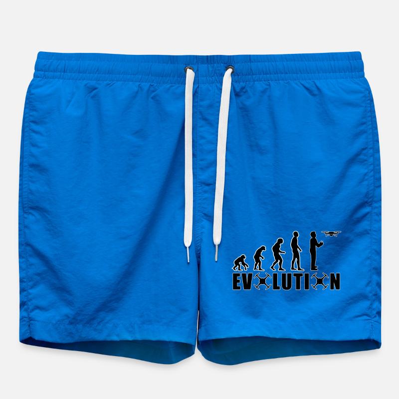 EVOLUTION DROHNE Geschenk Bodenpilot Fliegen - Badeshorts - Cobalt blue