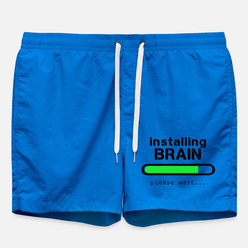 Installing Brain - Short de bain - cobalt blue