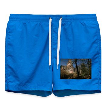 Château mystique de Waldeck (nord de la Forêt-Noire) - Short de bain - cobalt blue - Devant