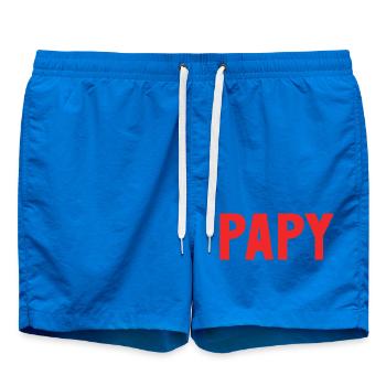 PAPY. FÊTE DES PÈRES. BONNE FÊTE PAPY. JE T'AIME. - Short de bain - cobalt blue - Devant