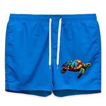 Turtle - Swim Trunks - cobalt blue - Front