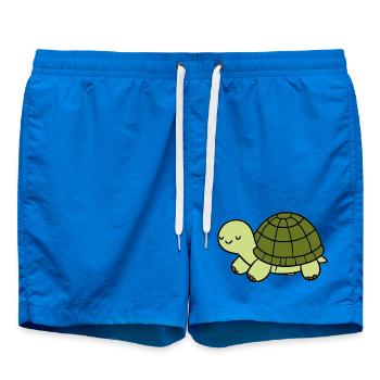 Turtle - Swim Trunks - cobalt blue - Front