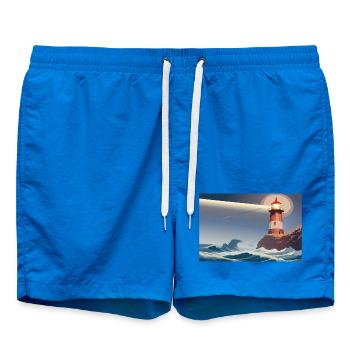 Phare la nuit - Short de bain - cobalt blue - Devant