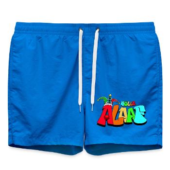 Kunterbunter Jester Schriftzug Köln Karneval - Badeshorts - Cobalt blue - Vorne