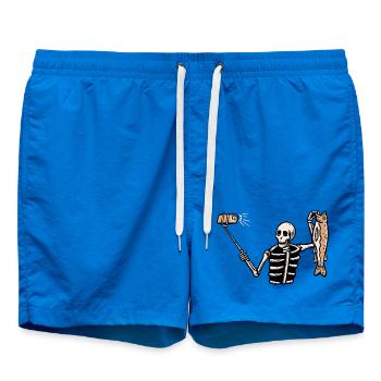 Pêche Squelette Selfie Grand - Short de bain - cobalt blue - Devant