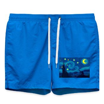 La Nuit (scrutée) - Short de bain - cobalt blue - Devant