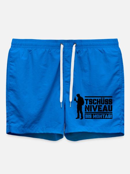 Bye bye level until Monday - Swim Trunks - cobalt blue
