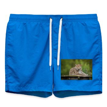 léopard - Short de bain - cobalt blue - Devant
