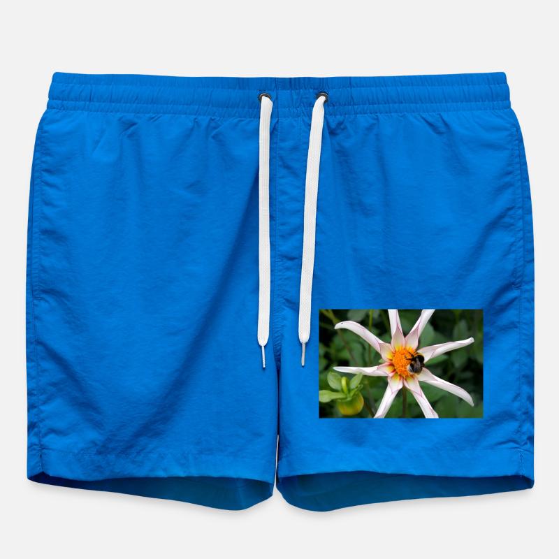 Fleur avec bourdon - Short de bain - cobalt blue