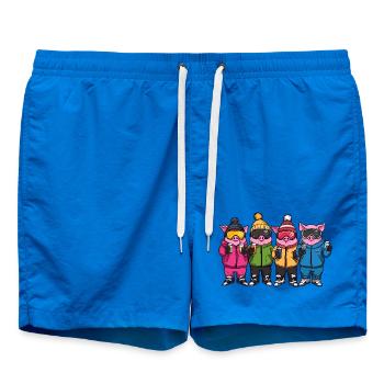 L’équipe de ski de Schweine Pistensau - Short de bain - cobalt blue - Devant