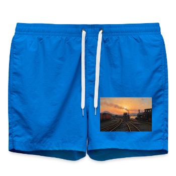 Ffestiniog Coucher de soleil - Short de bain - cobalt blue - Devant
