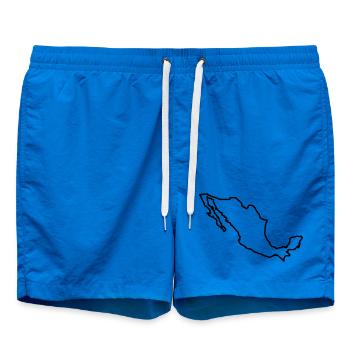 Mexico Outline - Swim Trunks - cobalt blue - Front