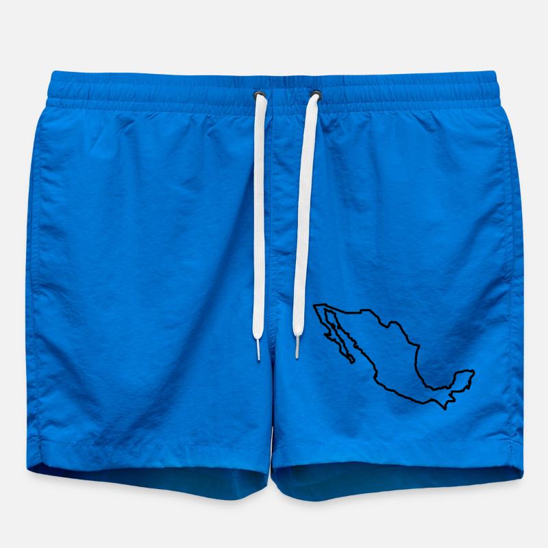 Mexico Outline - Swim Trunks - cobalt blue
