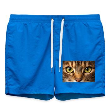 Œil de chat en gros plan - Short de bain - cobalt blue - Devant