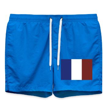Frankreich Flagge - Badeshorts - Cobalt blue - Vorne