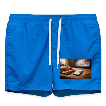 Alles, was wirklich trägt, ist einfach.  - Badeshorts - Cobalt blue - Vorne