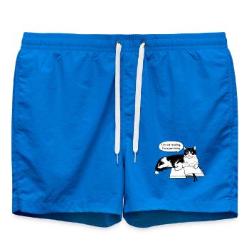 Je ne lis pas - Short de bain - cobalt blue - Devant