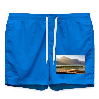 Matin au lac de la montagne - Short de bain - cobalt blue - Devant