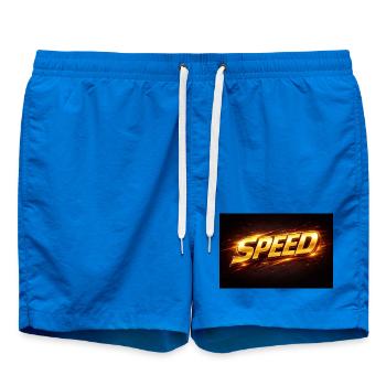 Golden Neon Speed Design - Badeshorts - Cobalt blue - Vorne