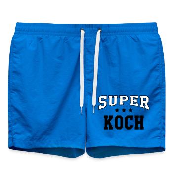 super cuisinier - Short de bain - cobalt blue - Devant