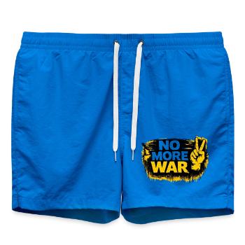War No More – Sticker Peace & Humanity - Swim Trunks - cobalt blue - Front