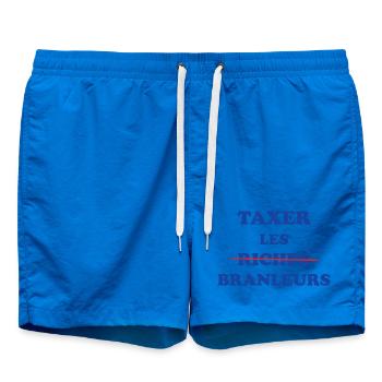 Taxer les riches branleurs - Short de bain - cobalt blue - Devant