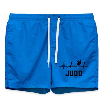 Judo-Judo-Judoka-Herzschlag - Badeshorts - Cobalt blue - Vorne
