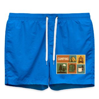 Lagerfeuernächte Flickenteppich - Badeshorts - Cobalt blue - Vorne