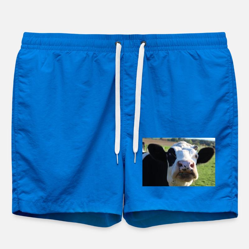 Affiche vache - Short de bain - cobalt blue