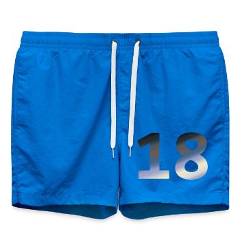 geburtstagsfeier, 18 farbverlauf tagesanbruch - Badeshorts - Cobalt blue - Vorne
