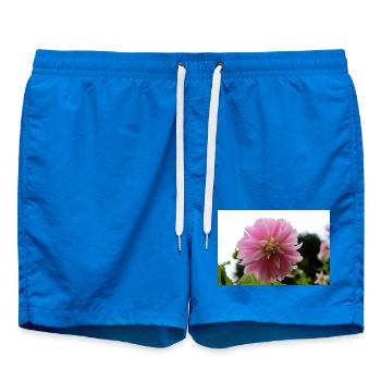 Dahlia rose rose fleur, fleur - Short de bain - cobalt blue - Devant