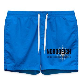 Koordinaten Norddeich - Badeshorts - Cobalt blue - Vorne