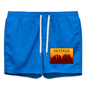 Coucher de soleil de la ligne de la ligne de Pattaya - Short de bain - cobalt blue - Devant