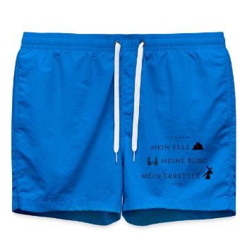 2. Samuel,22 Fels, Burg, Erretter - Badeshorts - Cobalt blue - Vorne