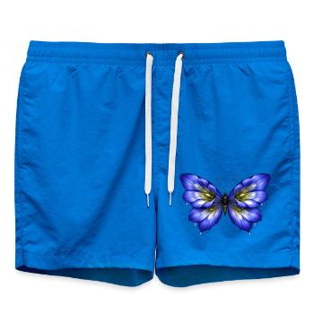 Luminous Gentian Butterfly - Swim Trunks - cobalt blue - Front