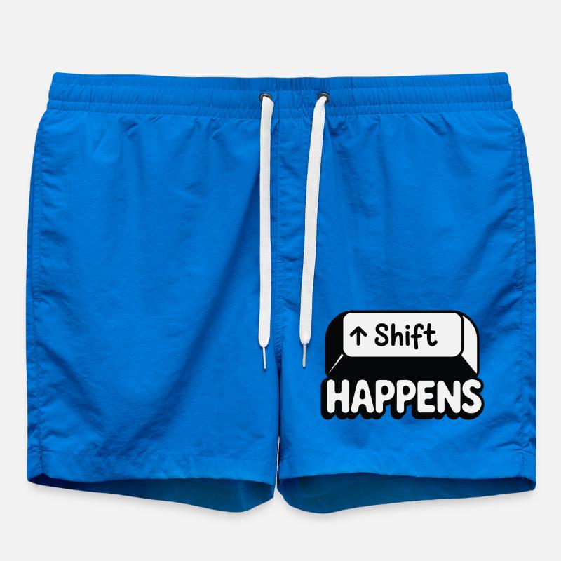 Shift Happens - Swim Trunks - cobalt blue