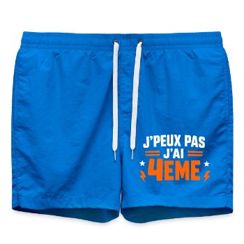 J’peux pas j’ai 4ème - Short de bain - cobalt blue - Devant