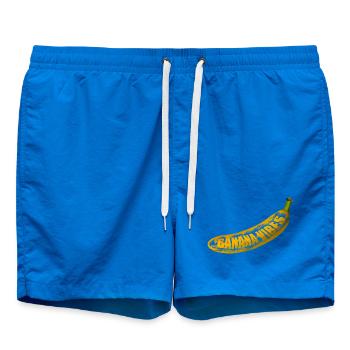 Gelbe Banana Pop Art - Badeshorts - Cobalt blue - Vorne - AI Model Male 185 light (185cm)
