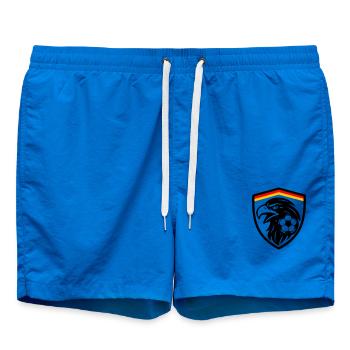 Deutschland Fußball Adler - Badeshorts - Cobalt blue - Vorne - AI Model Male 185 light (185cm)