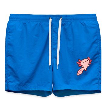 Niedlicher pinker Axolotl - Badeshorts - Cobalt blue - Vorne - AI Model Male 185 light (185cm)