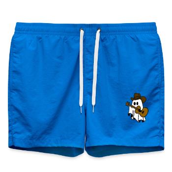 Geistergitarrist im Cowboyhut - Badeshorts - Cobalt blue - Vorne - AI Model Male 185 light (185cm)