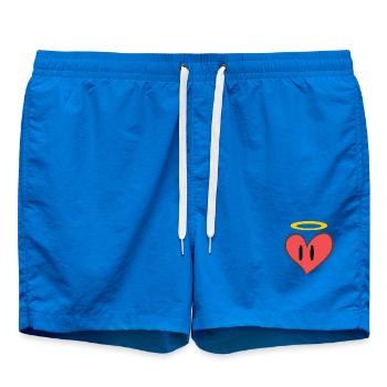 Lovely - Petit cœur kawaii - Short de bain - cobalt blue - Devant - AI Model Male 185 light (185cm)