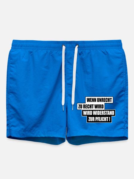 WENN UNRECHT ZU RECHT WIRD - Badeshorts - Cobalt blue