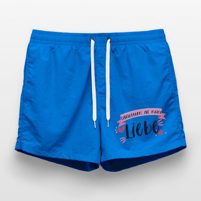 Eisklettern Klettern Eispickel Winter Eis Geschenk Badeshorts