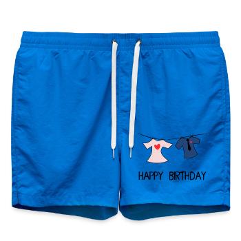 ALLES GUTE ZUM GEBURTSTAG. ALLES GUTE ZUM GEBURTSTAG. JAHRESTAG. - Badeshorts - Cobalt blue - Vorne
