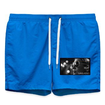 sunglasses at night s w words - Badeshorts - Cobalt blue - Vorne