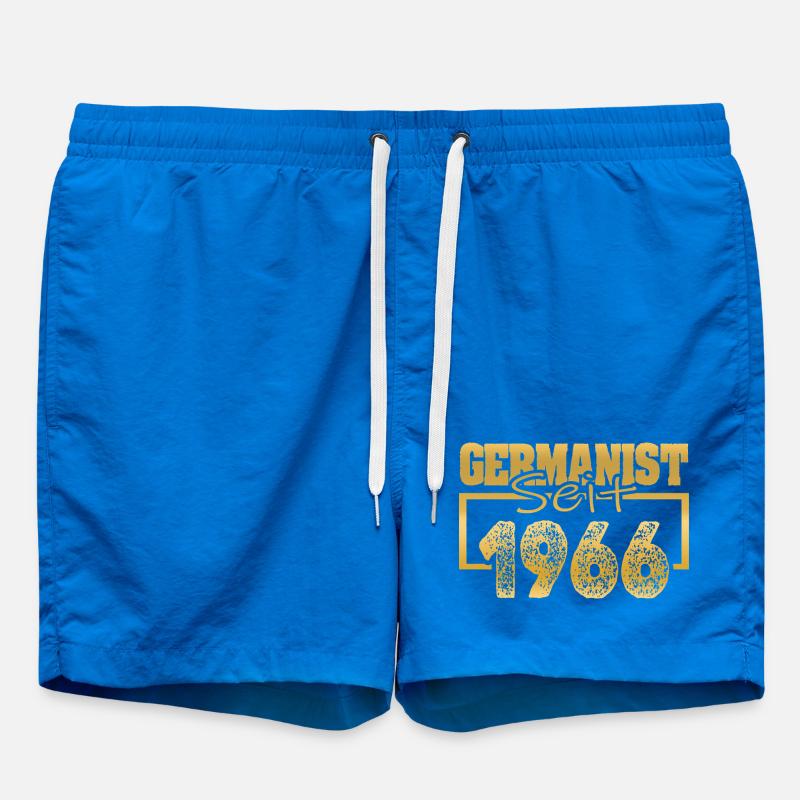 Studied in 1966 - Swim Trunks - cobalt blue